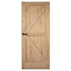 Eiken deur/ Barndeur/ Schuifdeur I ECHT DE GOEDKOOPSTE!, Doe-het-zelf en Verbouw, Deuren en Horren, Schuifdeur, Binnendeur, Nieuw
