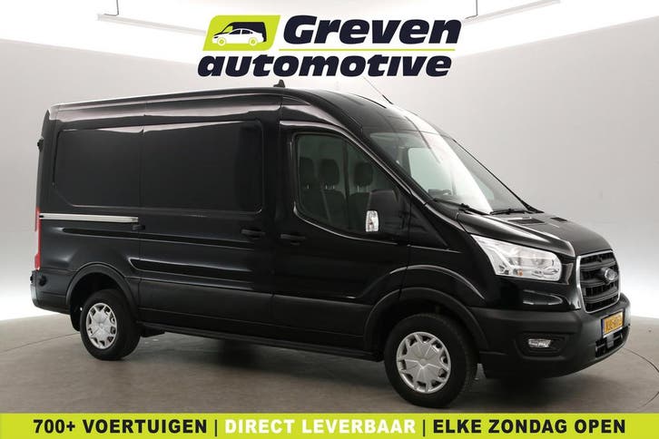 Ford Transit 2.0 TDCI L2H2, Auto's, Bestelauto's, Onderhoudsboekje, Lease, Handgeschakeld, Zwart, Financial lease, Stof, Diesel