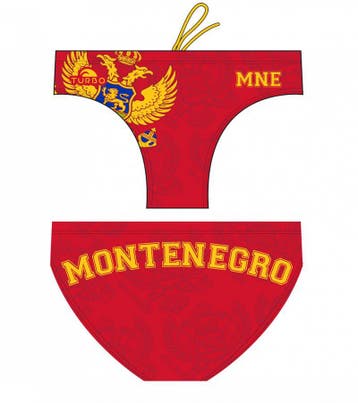 Special Made Turbo Waterpolo broek MONTENEGRO, Nieuw