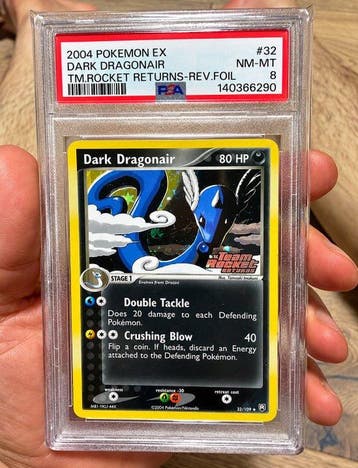 Pokémon - 1 Graded card - Dark Dragonair 32/109 Foil - PSA 8, Nieuw
