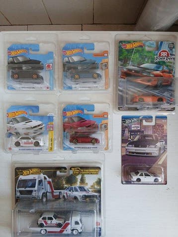 Hot Wheels 1:64 - Modelauto (8) - Multiple models including, Nieuw