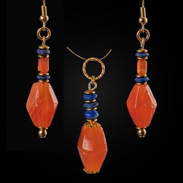 Het oude Egypte, Grieks-Romeinse periode Earrings, Pendant,