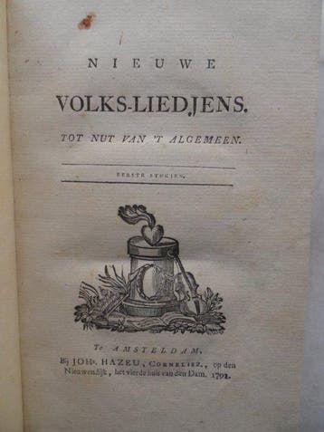 Johannes Hazeu / Maatschappij tot nut van t algemeen -
