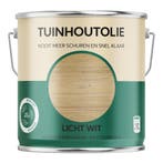 Tuinhout Olie - Licht Wit-2500ml, Minder dan 5 liter, Verzenden, Nieuw, Wit