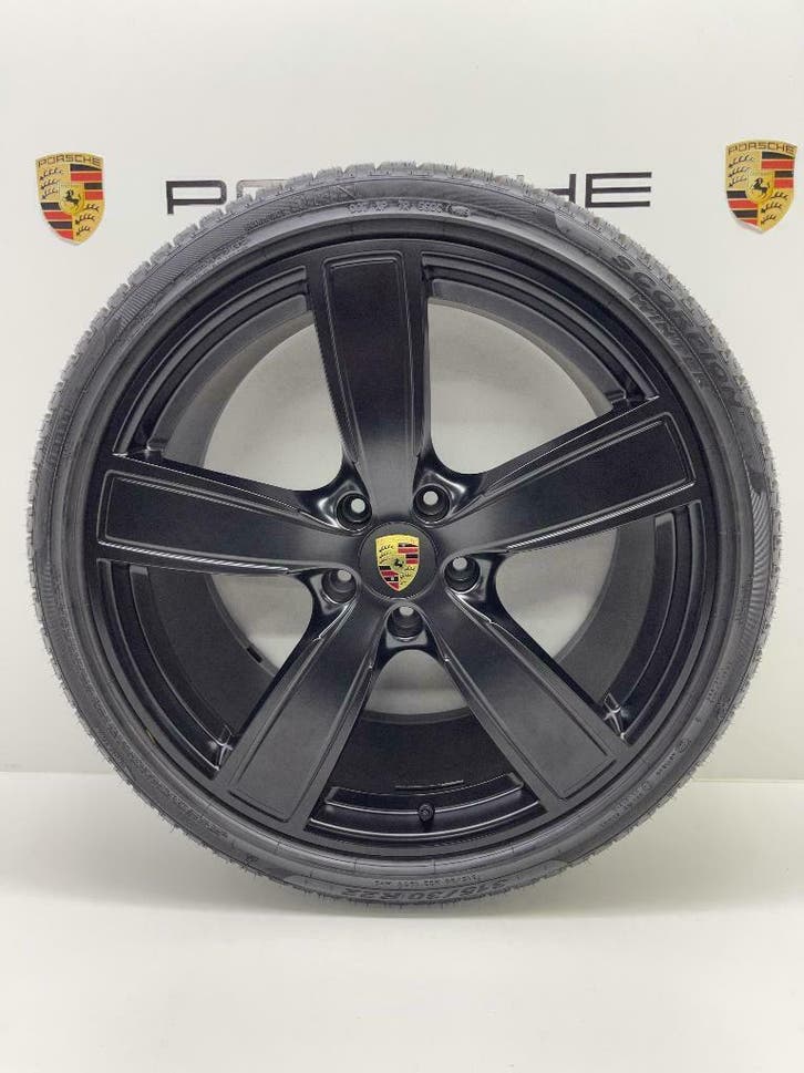 Porsche Cayenne(E3) ORIGINELE 22 SportClassic GTS met banden, Auto-onderdelen, Banden en Velgen, Overige maten, Zomerbanden, 315 mm
