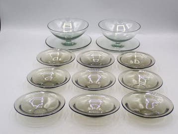 Glasfabriek Leerdam - A.D. Copier - Kom (11) - Glas