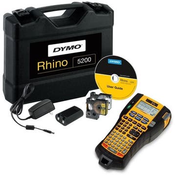 Dymo RHINO 5200 industriële labelprinter kofferset, Verzenden, Nieuw, Tape-label, Dymo