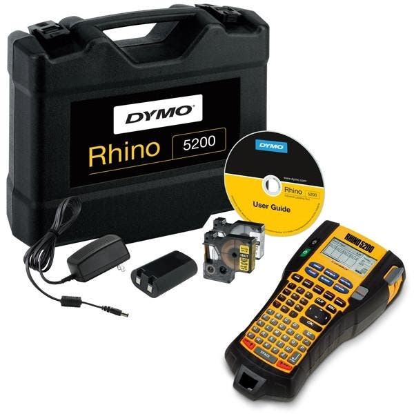 Dymo RHINO 5200 industriële labelprinter kofferset, Computers en Software, Labelprinters, Tape-label, Nieuw, Verzenden