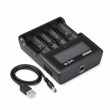 DrPhone CellCharge – Universele Batterijlader met LCD – 4 Sl, Verzenden, Nieuw