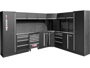 Werkplaatskastsysteem - L-vorm - 3400 x 2720 mm - variant 2, Ophalen of Verzenden