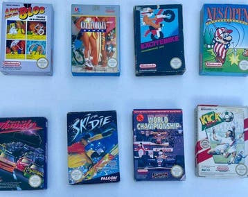 Nintendo - Nes - Lote de 8 Jogos NES PAL B — Coleção Vintage, Nieuw