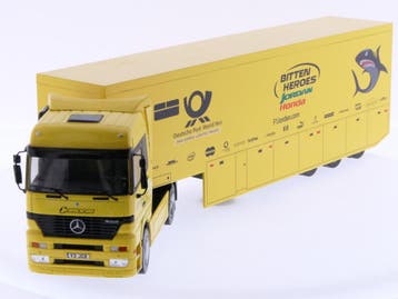 Schaal 1:43 Eligor Formula 1 Mercedes-Benz Actros F1 Tran..., Ophalen of Verzenden, Zo goed als nieuw