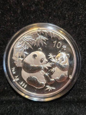 China. 10 Yuan 2006 Panda, 1 Oz (.999) (Zonder minimumprijs)
