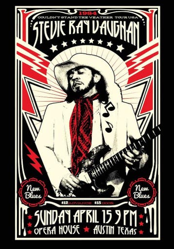 Posters - Poster Vaughan, Stevie Ray - Opera House, Verzenden, Zo goed als nieuw