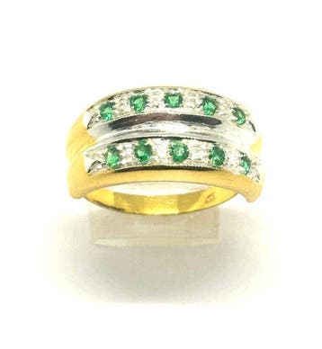 Zonder minimumprijs - Eeuwigheidsring - 9 kt. Geel goud,
