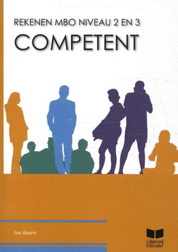 Competent Rekenen MBO niveau 2 en 3 9789041511331, Zo goed als nieuw