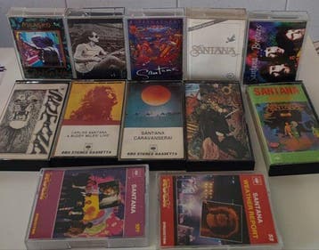 Santana & Related - Collection of 12 x tapes - Audiocassette, Nieuw in verpakking