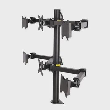 Verstelbare Monitor Arm Stand voor 6 Schermen (10"-24") - Er, Computers en Software, Verzenden, Nieuw