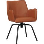 Draaibare leren eetkamerstoelen, Huis en Inrichting, Barkrukken, Ophalen of Verzenden, Nieuw, Leer