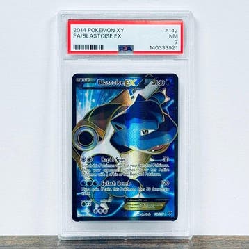 Pokémon Graded card - Blastoise EX 142 – Pokémon - PSA 7, Nieuw