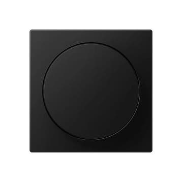 Jung A range bedieningselement dimmer draaiknop zwart -, Nieuw, Stopcontact