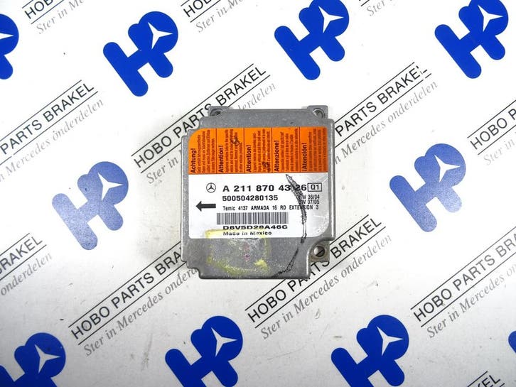 Airbag module A 211 870 4326 o.a: CLS-klasse w219, Auto-onderdelen, Elektronica en Kabels, Gebruikt, 3 maanden garantie, Mercedes-Benz