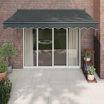 vidaXL Luifel elektrisch uitschuifbaar 3,5x2,5 m, Verzenden, Nieuw
