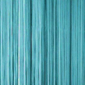 Deurgordijn draadgordijn draadjesgordijn 100x250cm TURQUOISE, Huis en Inrichting, Nieuw