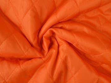 10 meter gewatteerde voering - Oranje, Hobby en Vrije tijd, 120 cm of meer, Oranje, Ophalen of Verzenden, Polyester