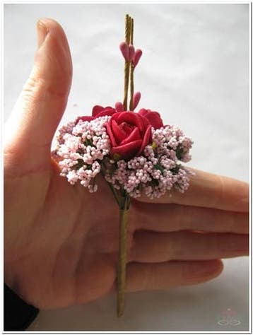 Corsage Miniroos New Style Pick Pink-Roze, Ophalen of Verzenden, Nieuw