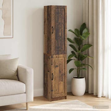 vidaXL Kastenset 2 st Oud hout Bewerkt hout, Minder dan 50 cm, Verzenden, Nieuw, Minder dan 100 cm