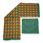 Afrikaanse stof - Two-Tone print Polycotton - 6 yard Combina, Hobby en Vrije tijd, Stoffen en Lappen, Ophalen of Verzenden, Nieuw