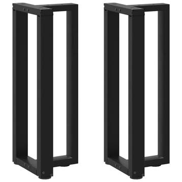 vidaXL Console tafelpoten 2 st T-vormig 38x25x(72-73) cm, Huis en Inrichting, Verzenden, Nieuw