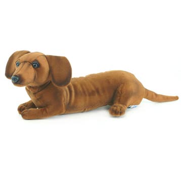 Hansa teckel knuffel - pluche - 40 cm - hondenknuffel, Verzenden, Nieuw