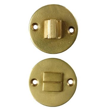 Toiletgarnituur Jolie rond 52 mm antiek goud, Doe-het-zelf en Verbouw, Deuren en Horren, Verzenden, Nieuw