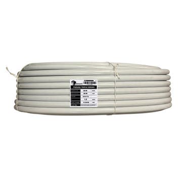 ParanaTriple PEslang - Ø25 mm - 25 cm - wit/zwart/wit - 100m, Ophalen of Verzenden, Nieuw