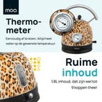 2dekans | MOA Waterkoker Retro - 1.8L - RVS - BPA vrij -, Witgoed en Apparatuur, Koffiezetapparaten, Ophalen of Verzenden, Zo goed als nieuw
