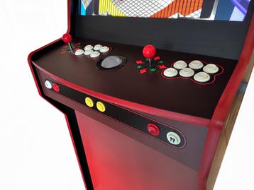 2-Player Almighty Arcadekast Multicade Rood, Nieuw