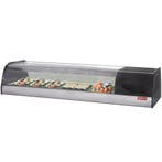 Diamond Sushivitrine | RVS/Zwart | -1°C°/+2°C | Dubbele Gepe, Ophalen of Verzenden, Nieuw