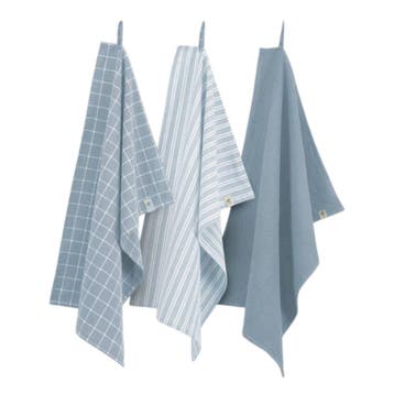 Walra Keukendoeken Jeans Blauw Set/3, Verzenden, Nieuw