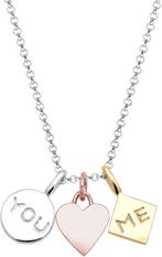 Elli Halsketting YOU ME 925 Sterling Zilver - 45 cm, Verzenden, Nieuw
