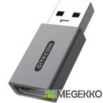 Sitecom USB-A to USB-C mini adapter, Verzenden, Nieuw