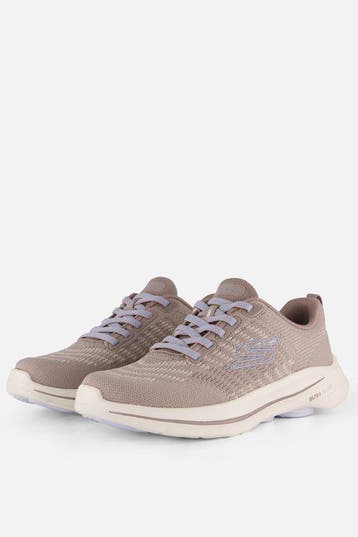 Skechers GO WALK 8 - BRITT Dames Sneakers - Taupe Maat 40, Verzenden, Nieuw