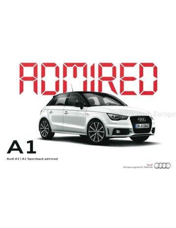 2013 AUDI A1 BROCHURE ENGELS, Nieuw, Audi, Author