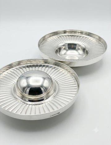 Christofle - Set kommen (2) - Verzilverd - Schaaltjes met