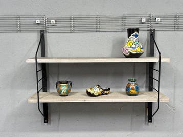Wandrek - Metaal, Hout - modulair wandsysteem
