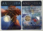 Andorra. 2 Euro 2018 25 ans de la Constitution + 70 ans