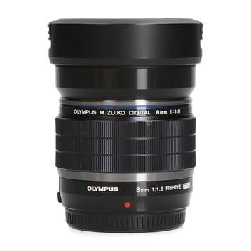 OM SYSTEM M.Zuiko Digital ED 8mm f/1.8 Fisheye Pro - Fisheye, Ophalen of Verzenden, Zo goed als nieuw