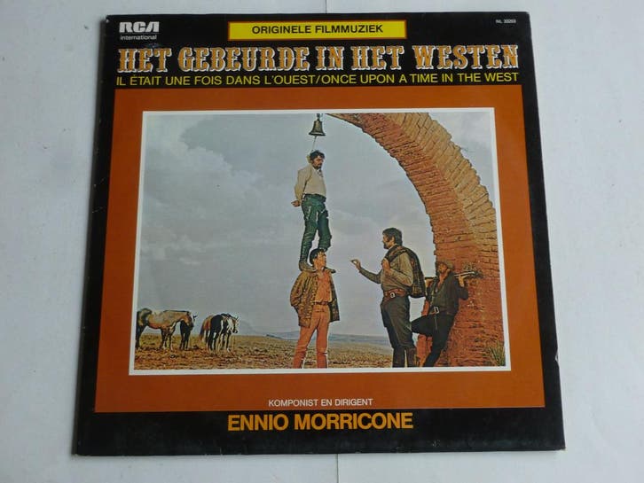 Ennio Morricone - Het Gebeurde in het Westen (LP) NL33203, Cd's en Dvd's, Vinyl | Filmmuziek en Soundtracks, Zo goed als nieuw