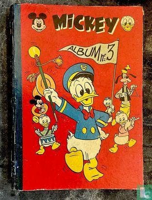 Mickey Magazine (tijdschrift) - Mickey album  3 - 1952, Boeken, Eén stripboek, Verzenden, Gelezen, Walt Disney Studio's.